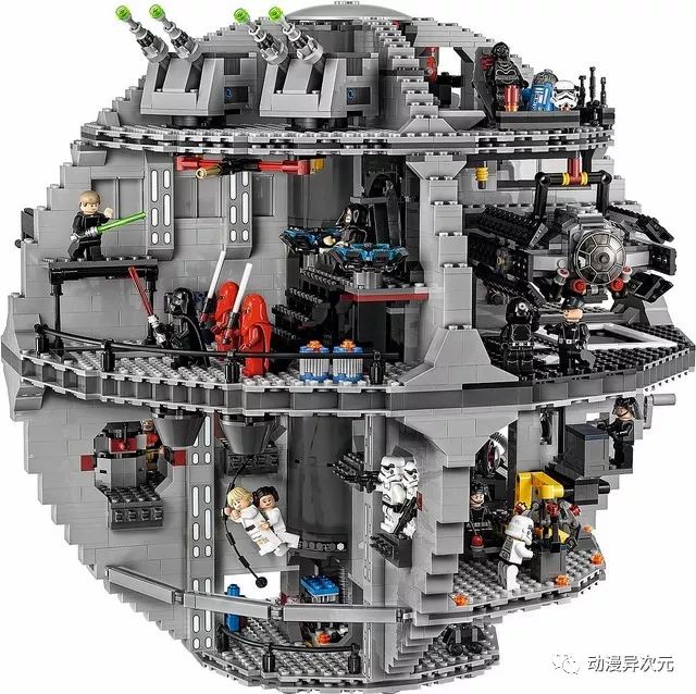 乐高死星10188和75159区别,乐高75159死星拼装视频