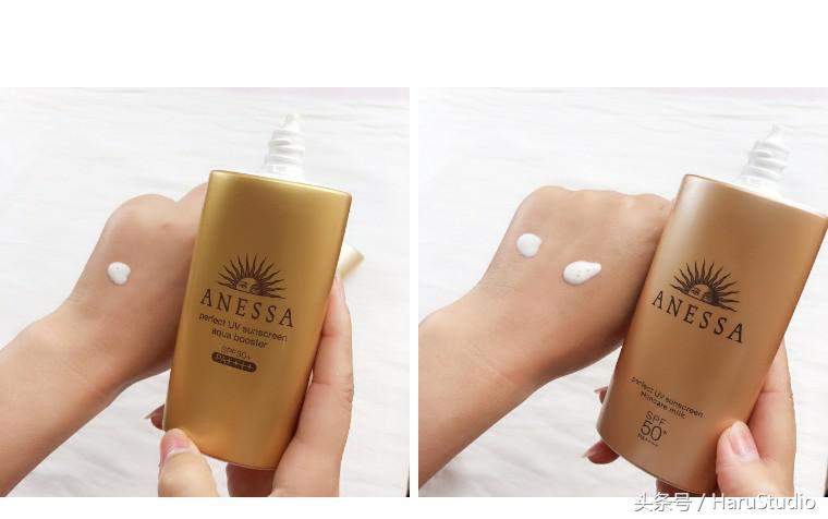 安耐晒防晒金色和白色的区别,安耐晒防晒喷雾蓝色金色