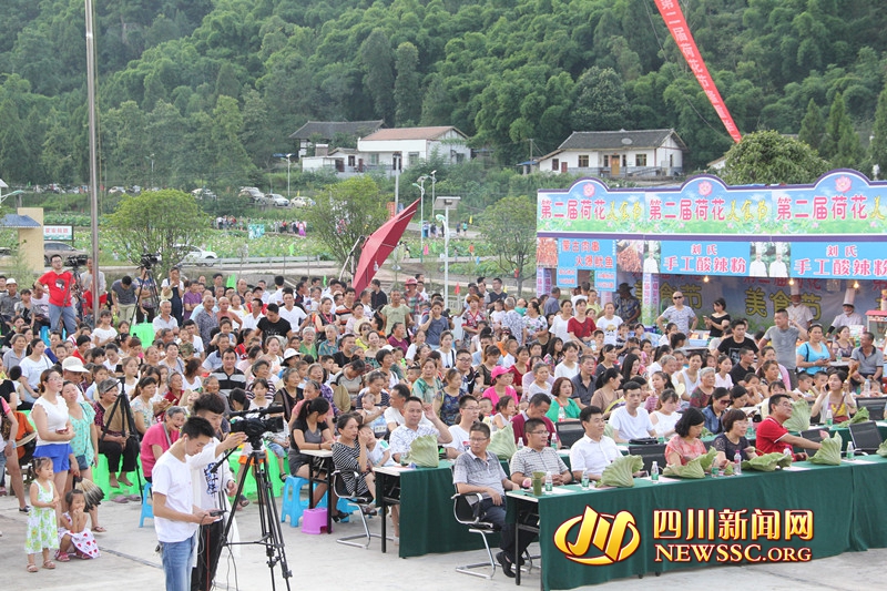 “荷香清韵魅力瞿家”广安岳池县第二届荷花节开幕
