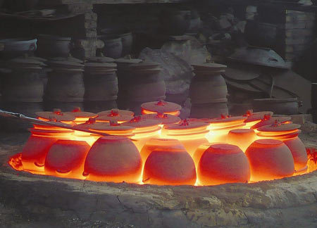 荥经砂器的发展的历史故事,荥经县砂器历史