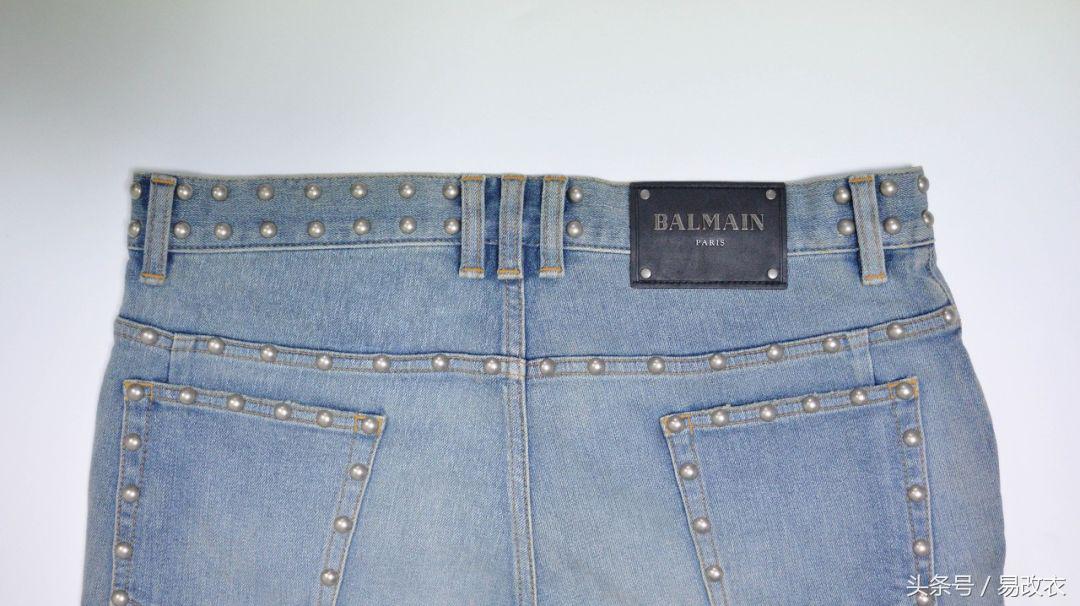 不用剪刀就能把裤腰变小的方法,不用钱改裤脚