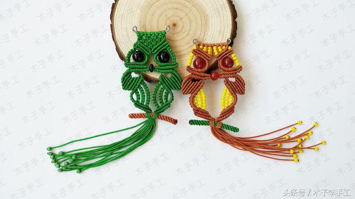 手工编织猫头鹰,手工编织猫头鹰教案
