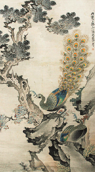 王礼写意花鸟画,陈洪绶人物师承