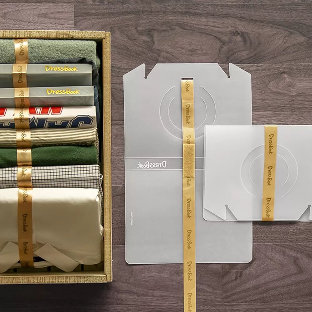 10秒叠衣，1秒取衣，衣服像书一样整齐竖立！