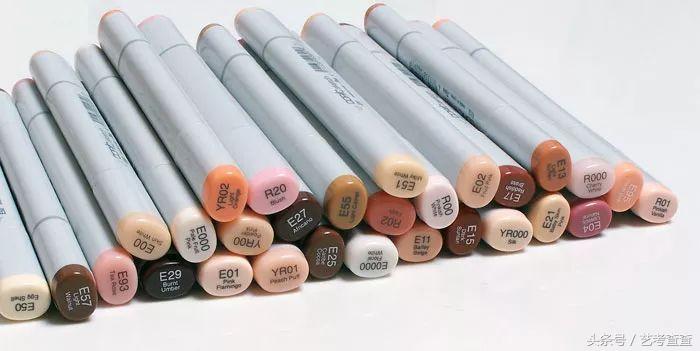 零基础马克笔技法入门大全,马克笔一定要准备的几种颜色