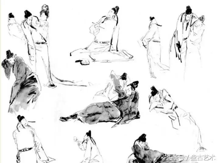 人物国画孙膑、庞涓技法，相当全面（盘古艺术油画国画书画定制