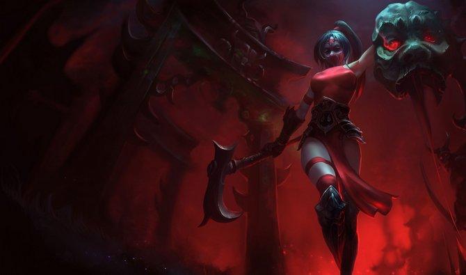 lol阿卡丽皮肤新炫彩,lol阿卡丽新皮肤预览