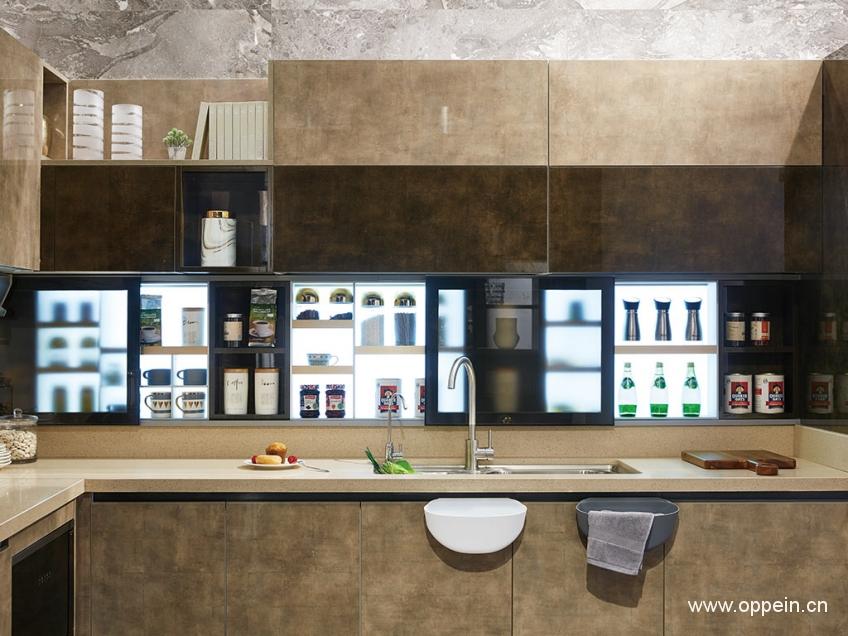 欧派橱柜新中式全屋定制,欧派橱柜12800套餐一览表2021