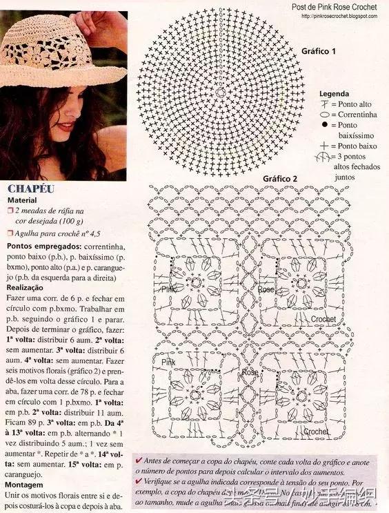 空心线钩太阳帽教程视频,空顶遮阳帽的钩法