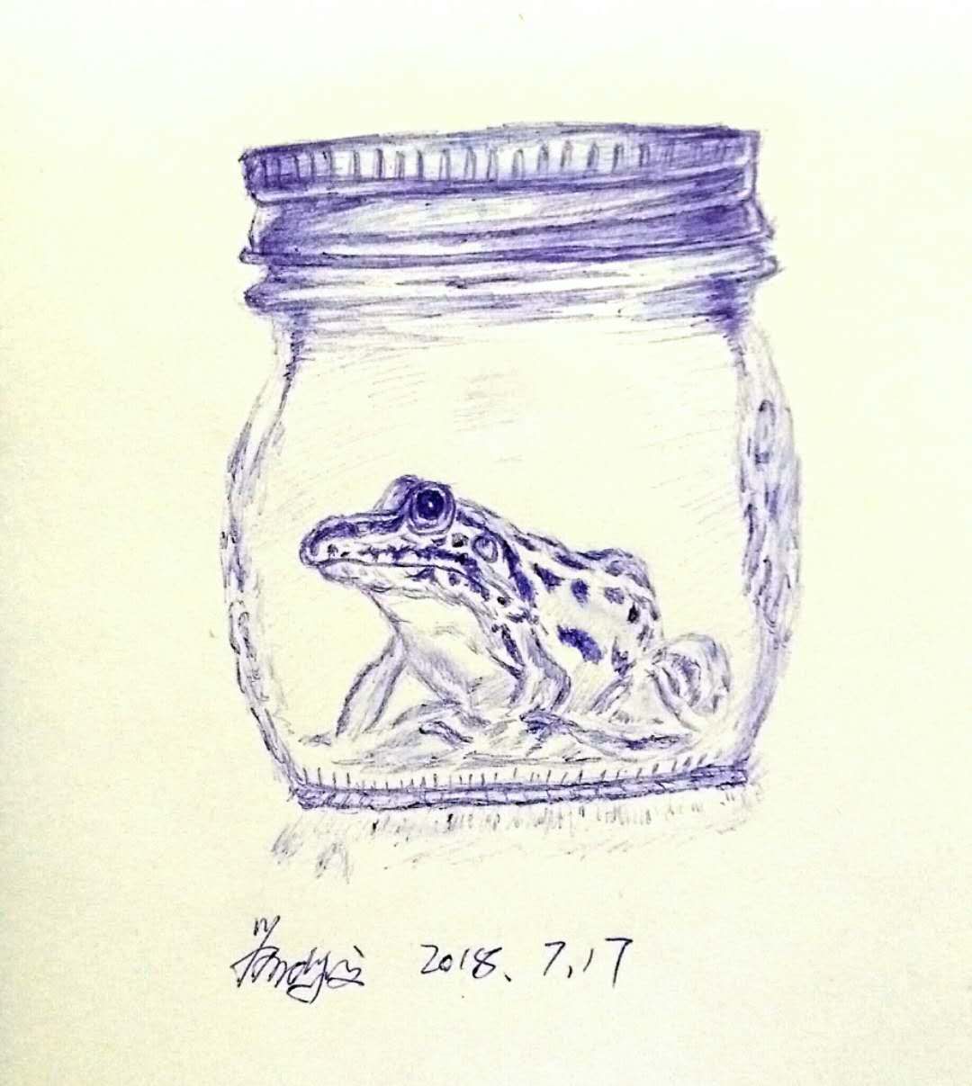 幸福原创画吧画友（7月17日）习作分享