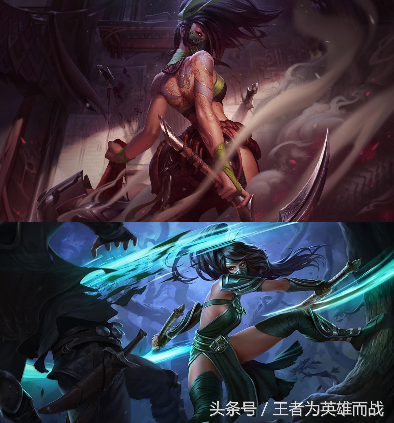 lol阿卡丽新皮肤2.6,lol阿卡丽新皮肤夜光涂鸦壁纸