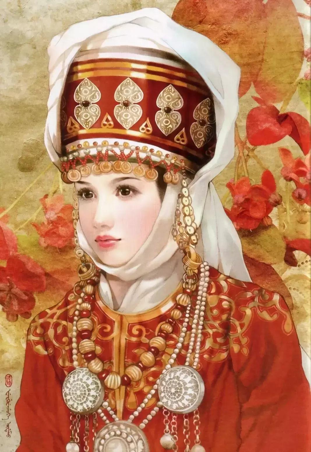 插画美女唯美简约,台湾当代著名的插画家