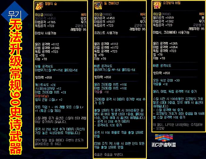 dnf95版本发布,dnf95传说武器如何升级成史诗