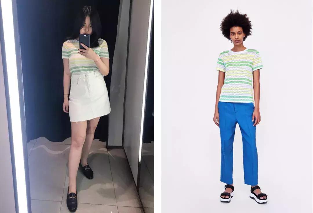 zara优衣库穿出高级感,女生穿搭zara优衣库夏天
