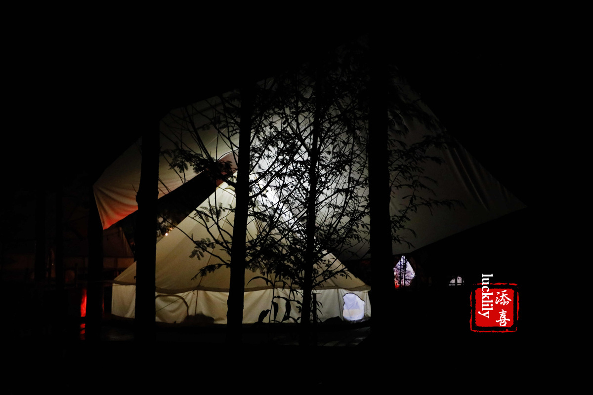 义远农场亲子探险露营：帐篷、萤火虫、足球冰淇淋、竹水枪、采摘