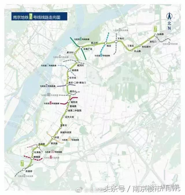 南京7号线地铁对房价的影响,南京11号地铁线最新进展