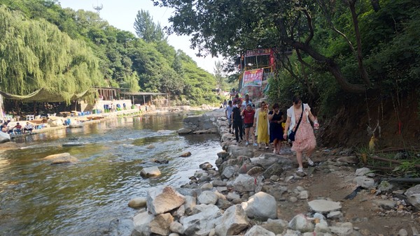 高冠瀑布风景,高冠瀑布游记