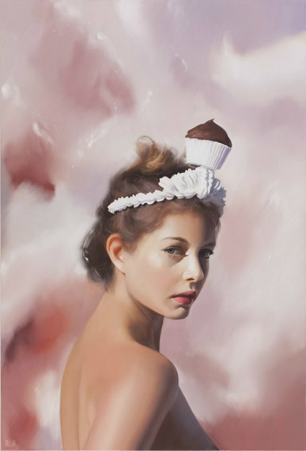 美国艺术家美女,美国画家genebrown绘画作品欣赏