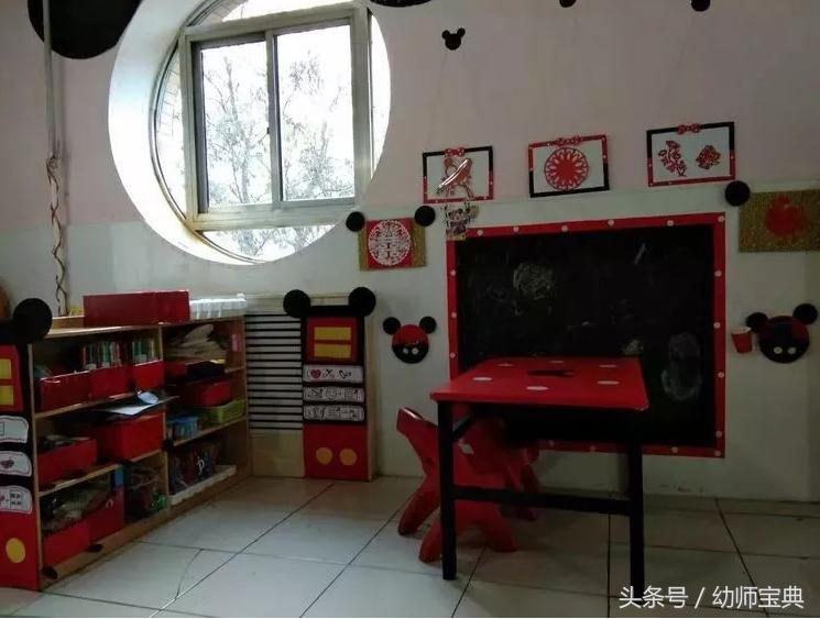 米奇英式风格环创,米奇城堡主题环创