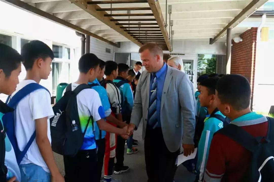 古堰足球促中芬友谊长存