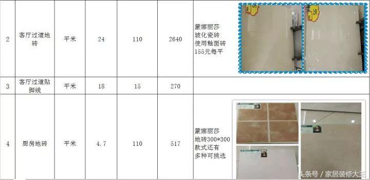 全网最全的装修预算连水电明细,家里装修水电安装预算表