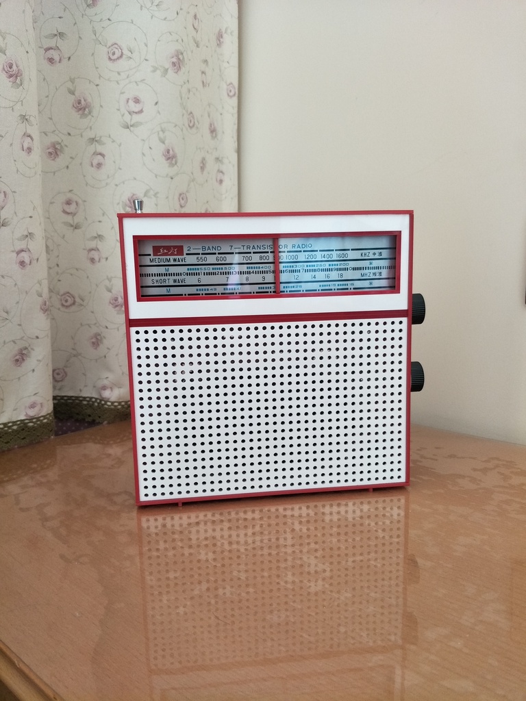 大喇叭收音机手工制作,用一个小喇叭制作简易收音机