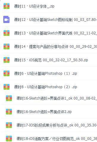 ui自学全套视频教程,UI设计零基础学习