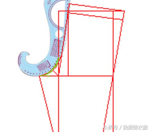 服装多用曲线尺子的使用方法,服装曲线尺