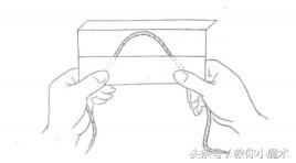 用绳子变简单的小魔术,绳子截断复原的小魔术