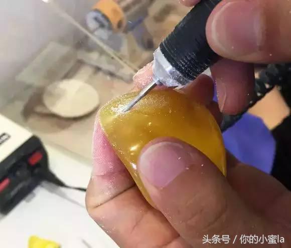 蜜蜡打孔最佳方法,蜜蜡圆珠打孔技巧