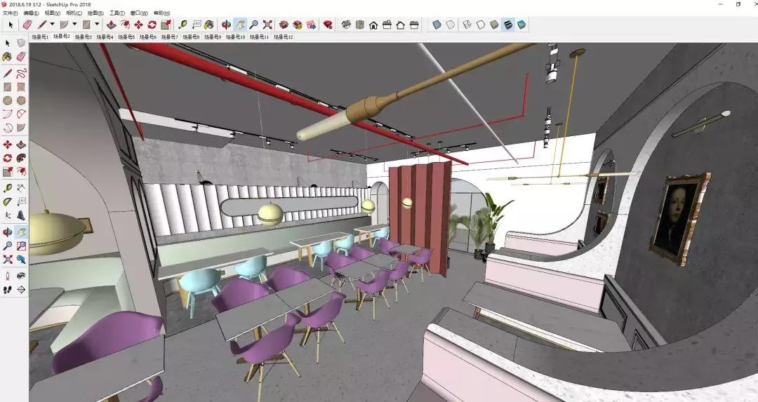 怎么让sketchup不卡,用sketchup不小心屏幕变颜色了