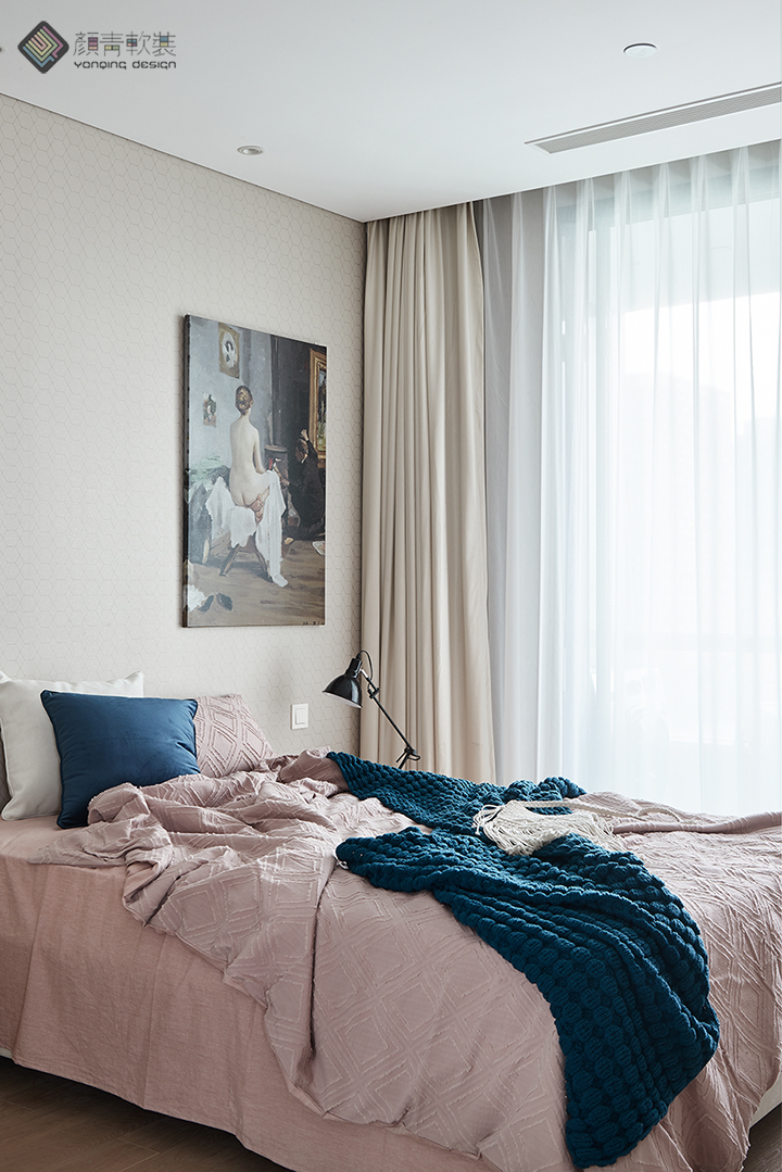 江景豪宅10万装出北欧风,北欧风刚需房设计