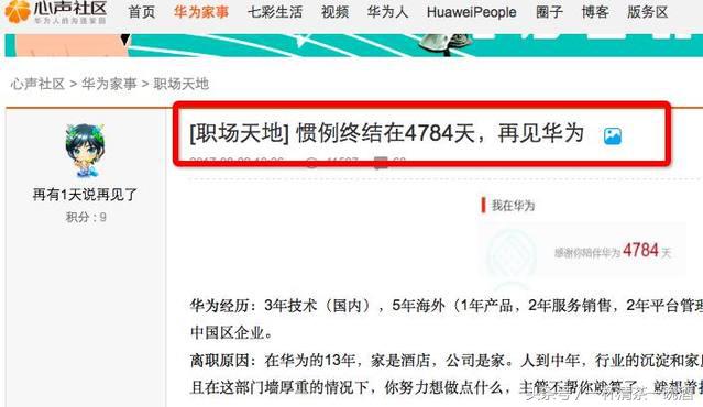 华为老总给年轻人的忠告,华为13年老员工