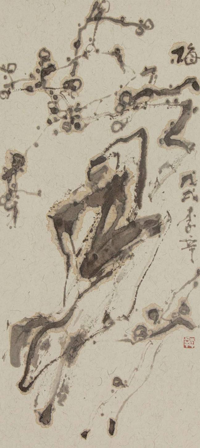 「*今条头日**」李辛写意石彩画：如诗一般的意境，艺术效果极其美妙