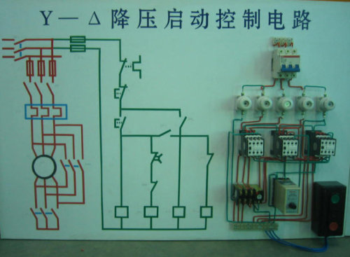 时间继电器与接触器的接线方法图,时间继电器星三角接线图原理
