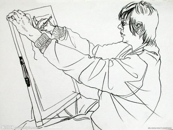 素描速写绘画技法,素描入门零基础教程人物速写