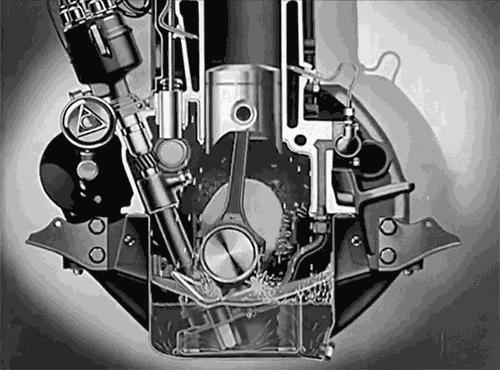 发动机动图,动图演示各种机械原理