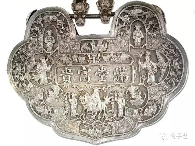 古代长命锁颈圈,中国古代民间长命锁图片