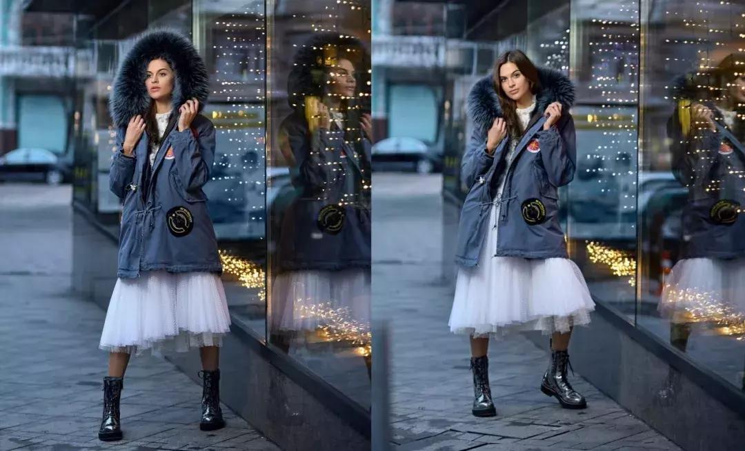 明星皮草夫妇外套,明星皮草夫妇