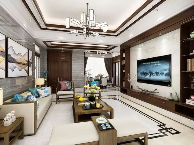 60平米小户型装修新中式风格的,88平米新风格装修