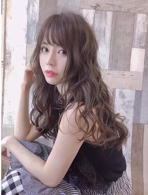 中长发烫发羊毛卷,中长发烫发