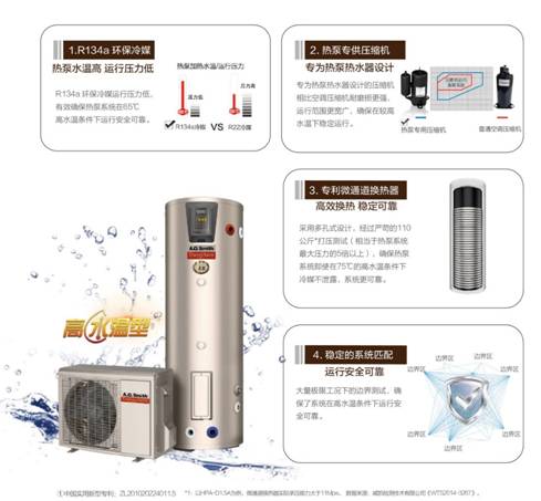 史密斯100升空气能热水器一体机,史密斯空气能热水器300升价格