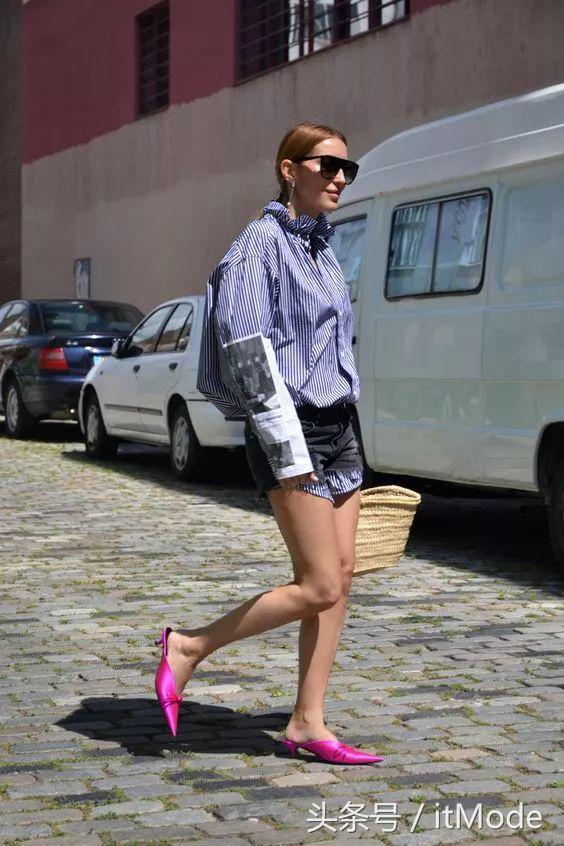 优雅又舒服的猫跟鞋,春天流行的猫跟鞋