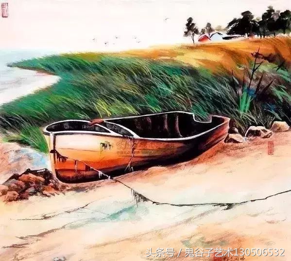 吴冠中笔下的船在哪里,吴冠中笔下的船图片