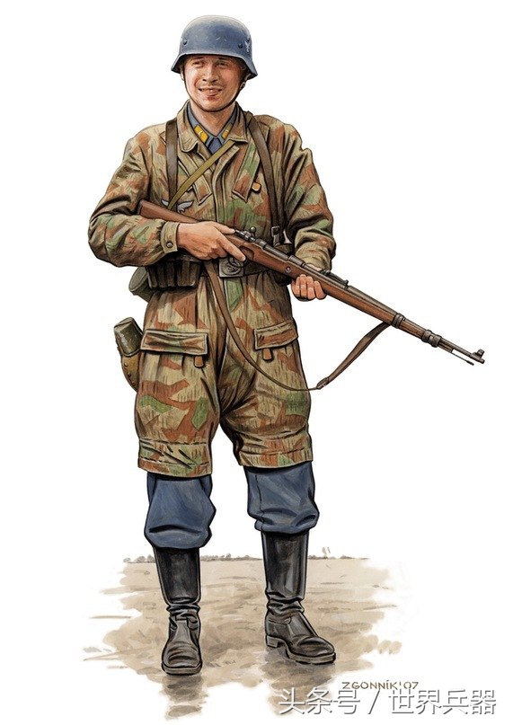 二战德军武器图片彩绘,二战中德军超帅