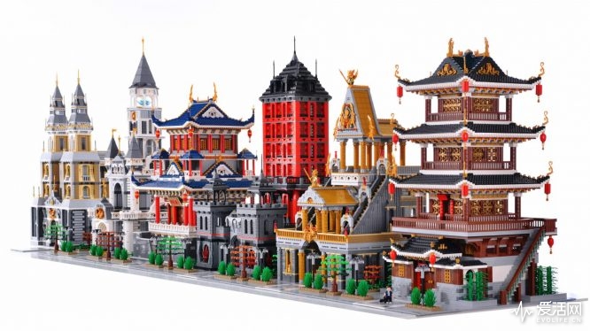 齐聚百名玩家的乐高作品展看高手们拼出一个未来世界