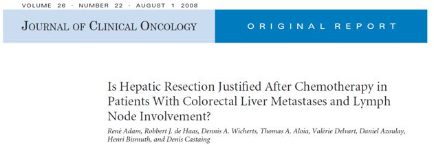 直肠癌一枚淋巴结转移意味着什么,结直肠癌肝转移同期切除