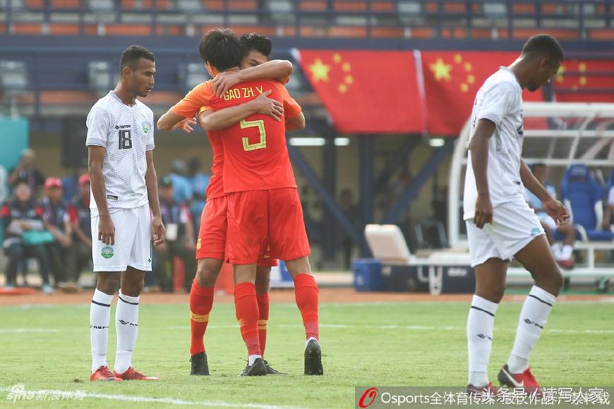 亚运会中国男足大胜泰国,亚运会国足大胜东帝汶