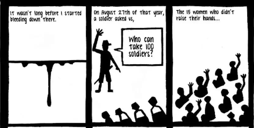 毒打、强奸、*虐性**……他把一个女人的真实故事画成漫画