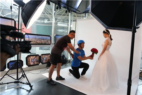 撒狗粮情侣写真,七夕情侣写真婚纱照